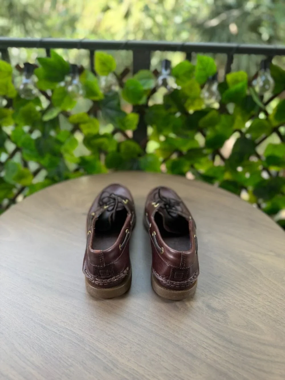 Sperry Top-Sider Authentic Original 2-Eye Boat Shoes Men's Dark Brown Leather